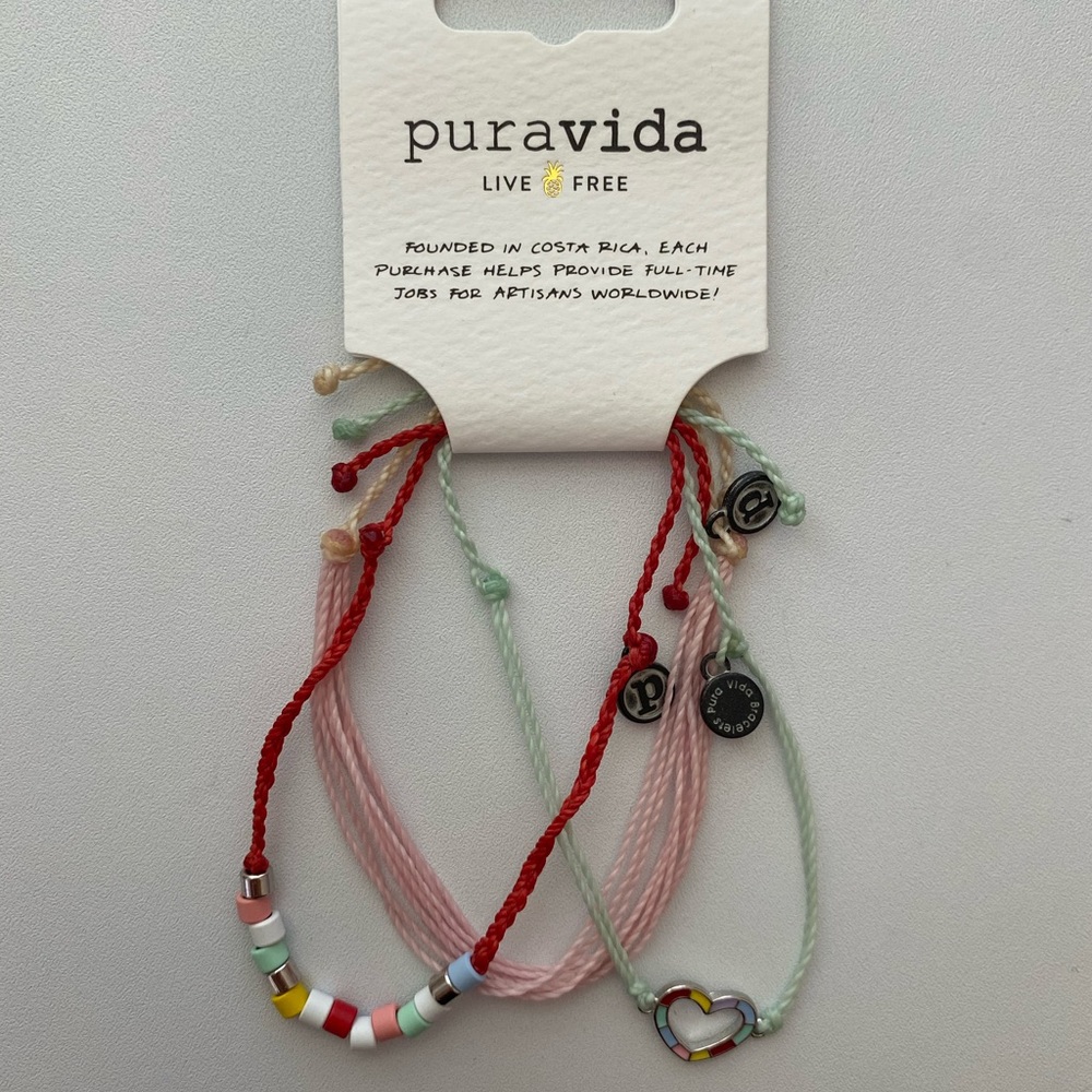 Pura Vida Candy Hearts Bracelet Pack